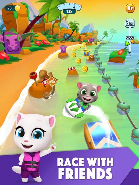 Talking Tom Jetski 2 screenshot 5