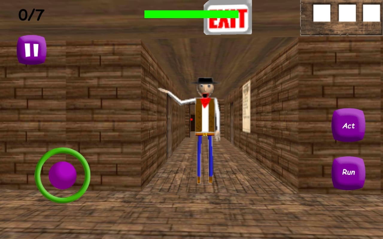 Baldi basics wild west edition android screenshot 2