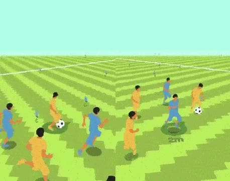 Soccer on an Expanding Field screenshot 3