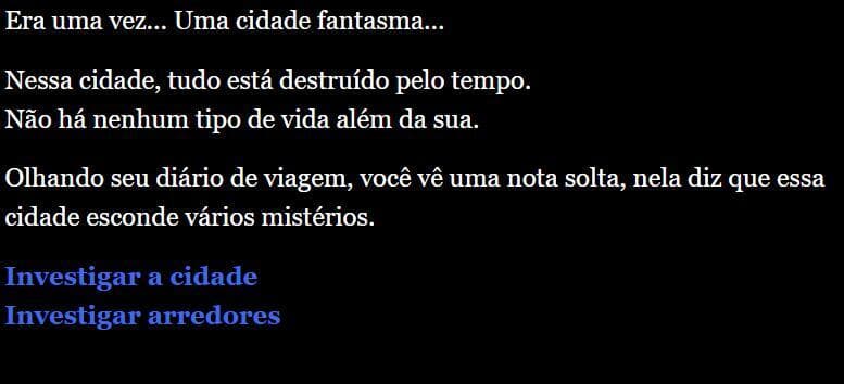 Era uma vez... Uma cidade fantasma