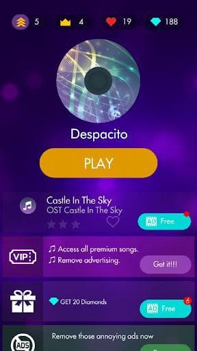 Piano Solo - Magic Dream tiles game 4 screenshot 6