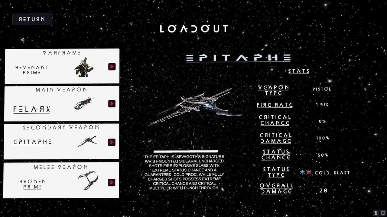 Warframe Menu screenshot 4