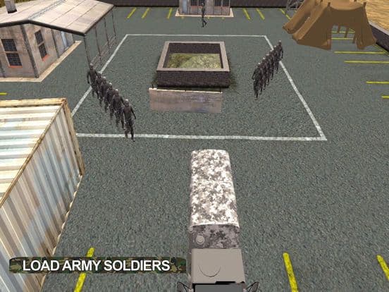 Army Truck Transport Soldier screenshot 2