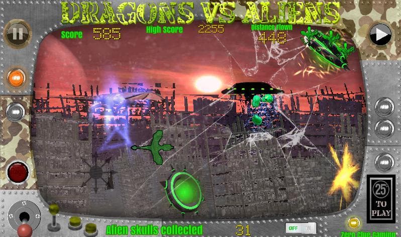 Dragons vs Aliens LITE screenshot 5