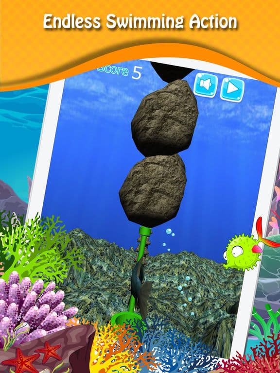 Splashy Fish - Underwater flappy gold fish game screenshot 4