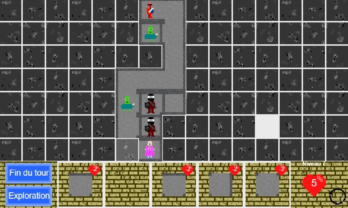 La carte du donjon