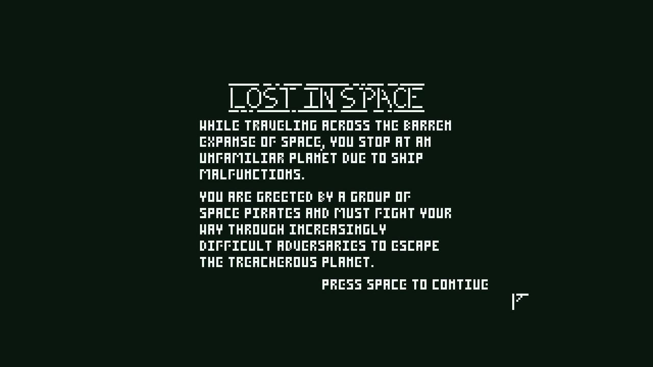 Lost In Space (itch) (Branton Lansdale) screenshot 2