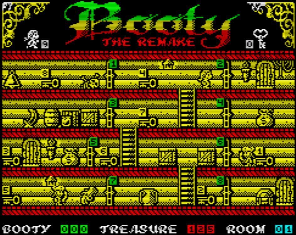 BOOTY (ZX SPECTRUM 128/+2/+3)