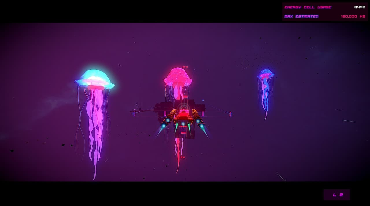 Lost Satellite: a cyber punk space adventure. screenshot 3