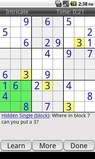 Enjoy Sudoku screenshot 2