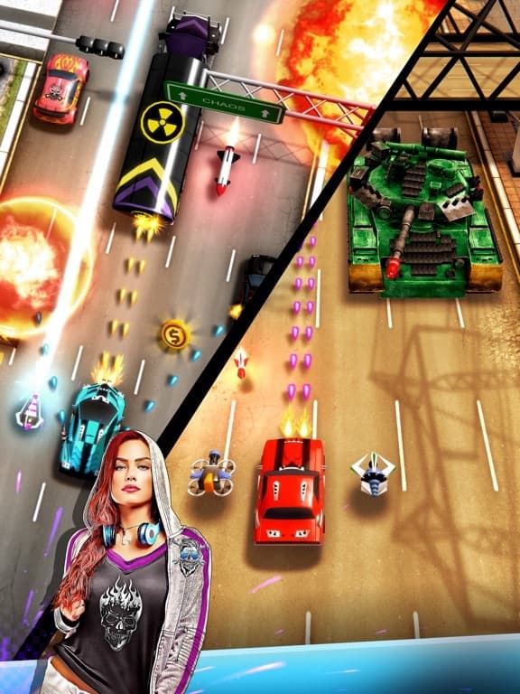 Chaos Road - Combat Car Racing screenshot 2