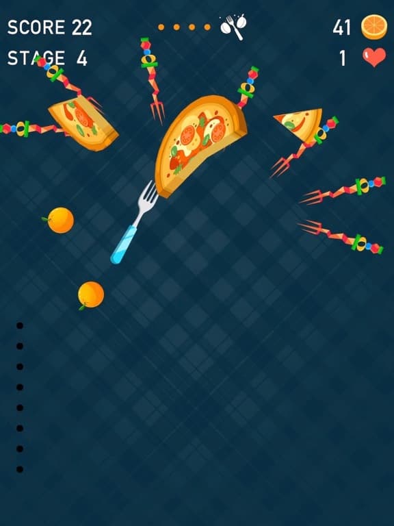Knife Dash: Hit To Crush Pizza screenshot 4
