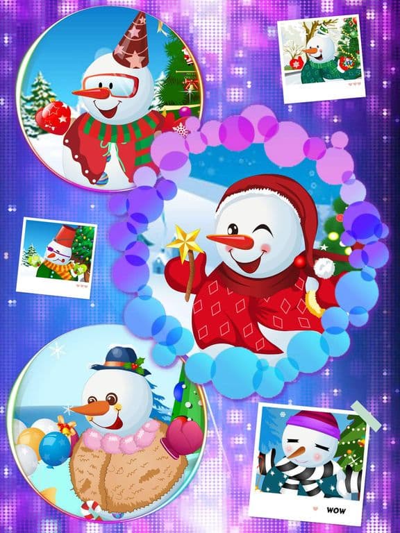 Christmas Snowman - Dressup screenshot 2