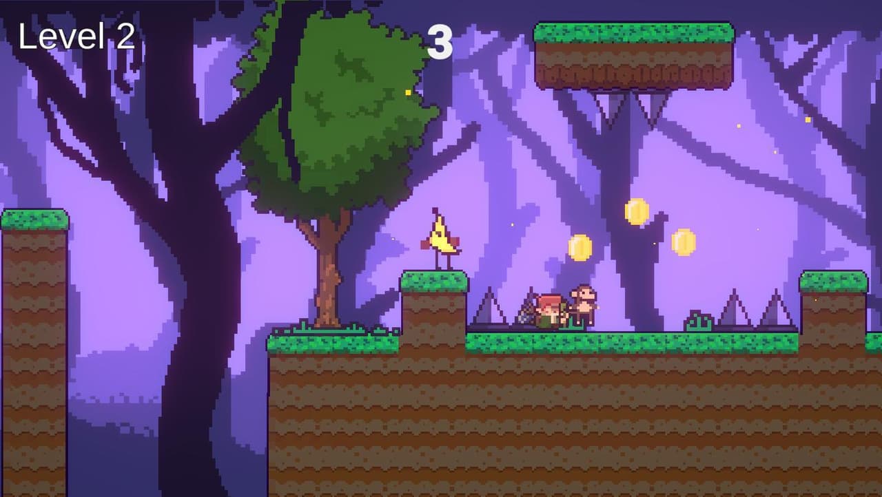 2D Bananas Adventure screenshot 2