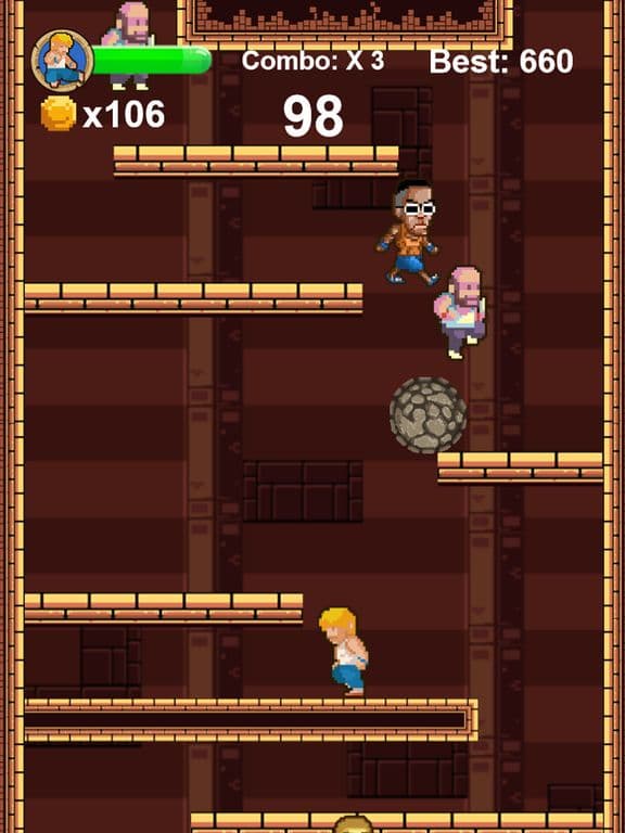 Dungeon Fighter - 8 Bit Endless Kung Fu Fighting Game screenshot 4