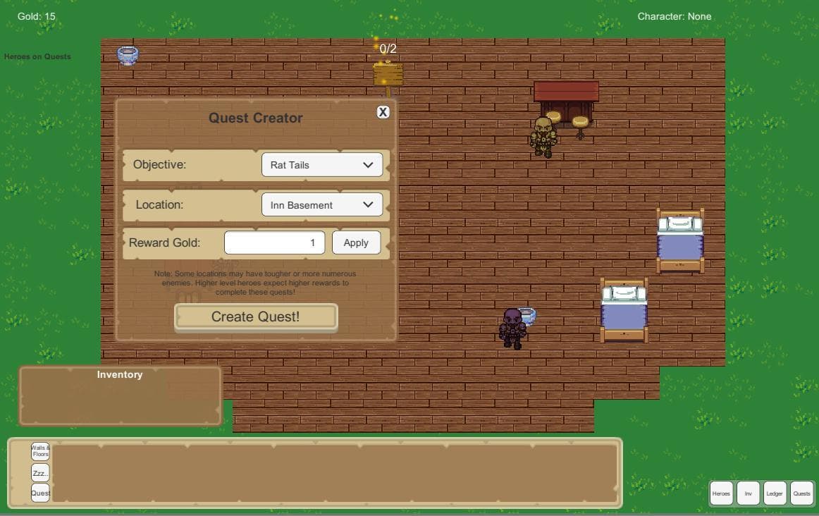 Innkeeper Prototype screenshot 2