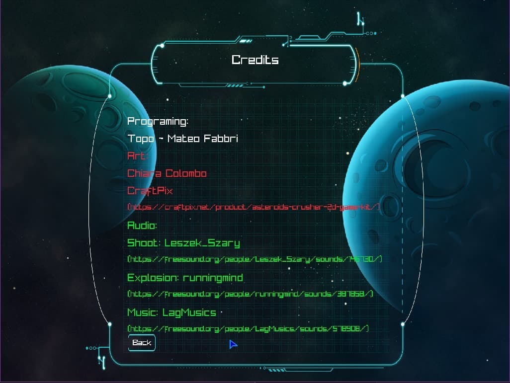 Asteroids (itch) (TopoArania) screenshot 3