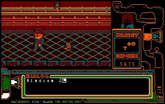 Aljau the water dam Amstrad CPC