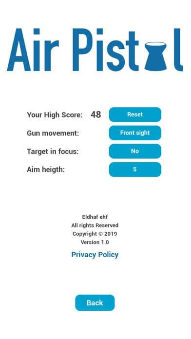 Air Pistol Simulator