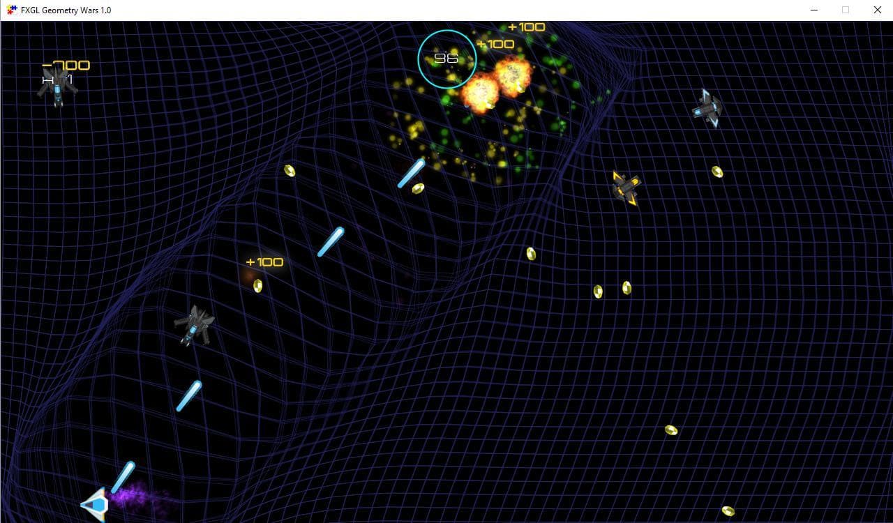 FXGL Geometry Wars
