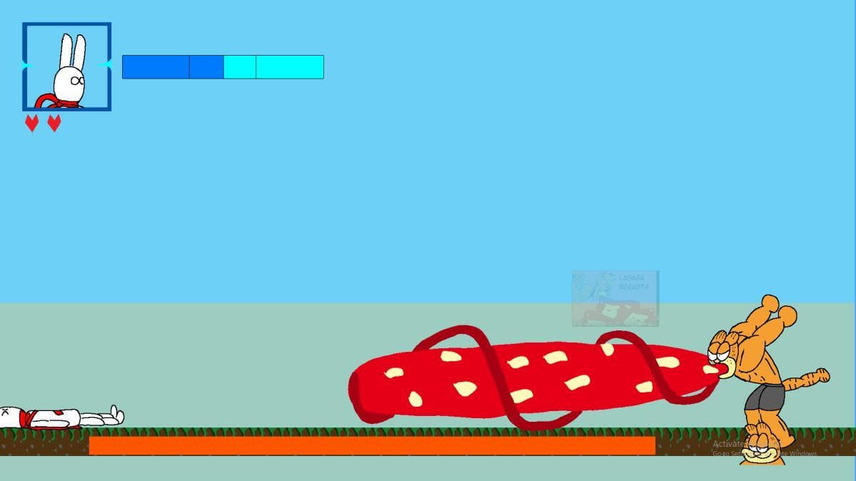 A Rabbit Fights a Buff Cat. screenshot 3