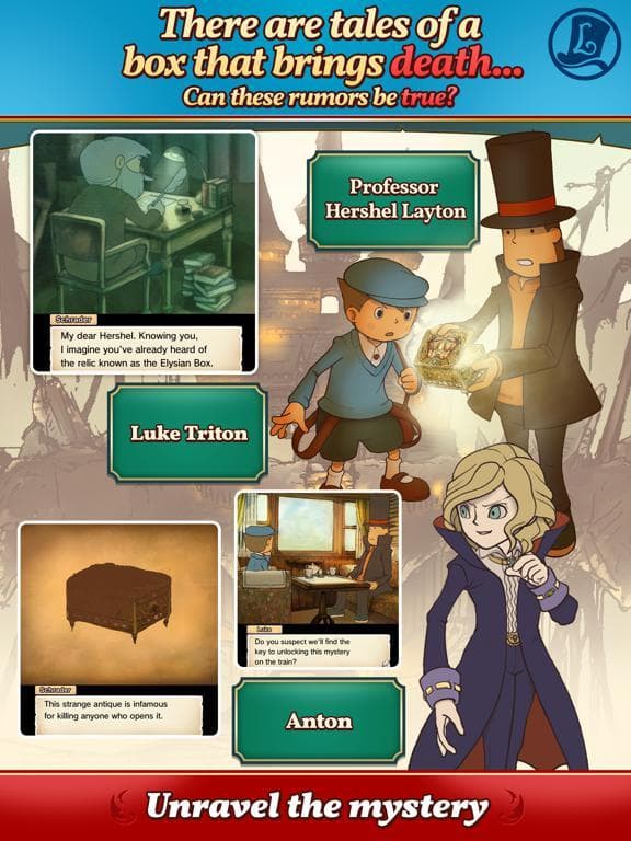Professor Layton and the Diabolical Box screenshot 3