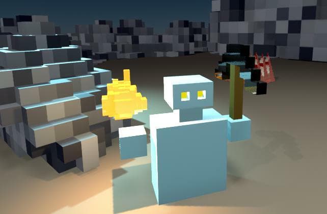 Bots in a Mine