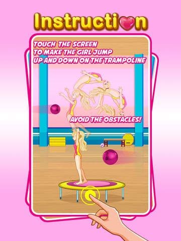 Amazing Princess Gymnastics Trampoline