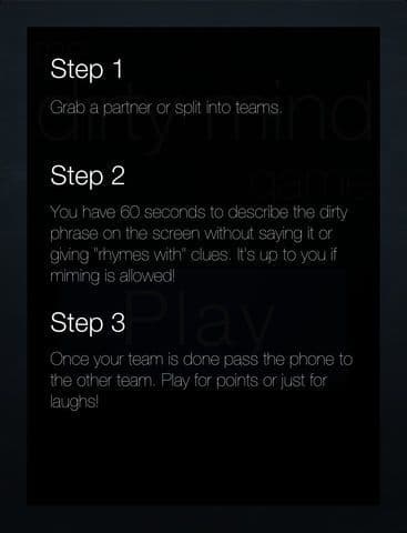 The Dirty Mind Game