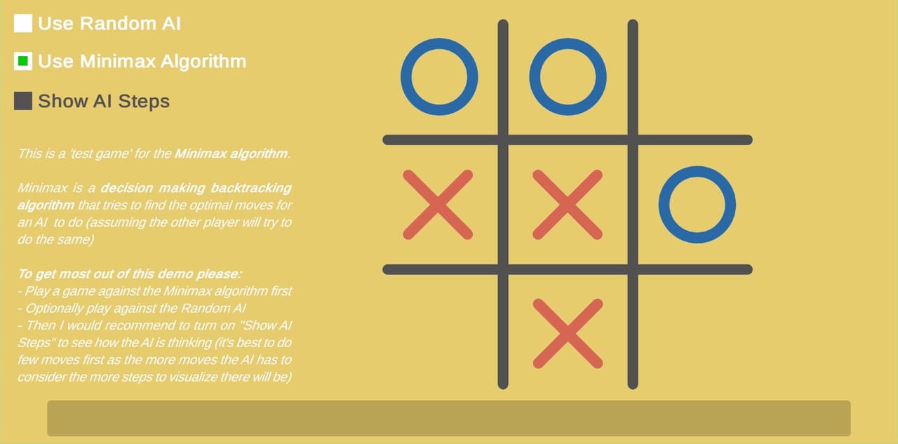 Minimax Algorithm Test
