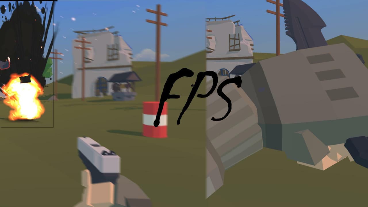 First Person Shooter Polygon alpha 1.0 screenshot 2