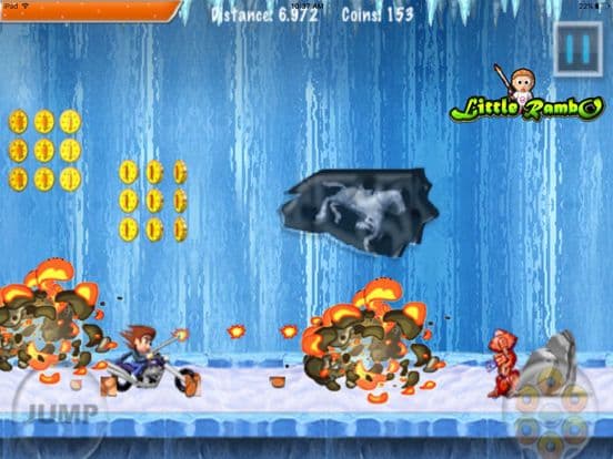 Little Rambo Shooting & Racing screenshot 5