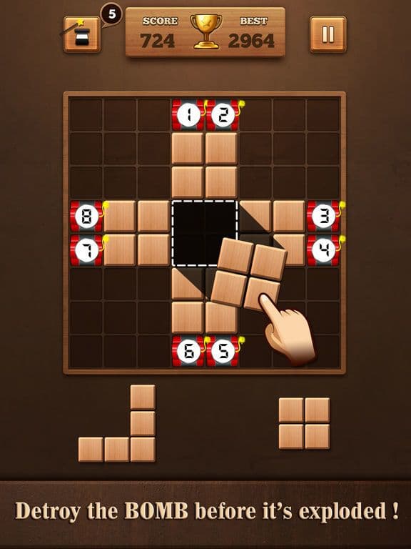 Fill Wooden Block Puzzle 8x8 screenshot 2