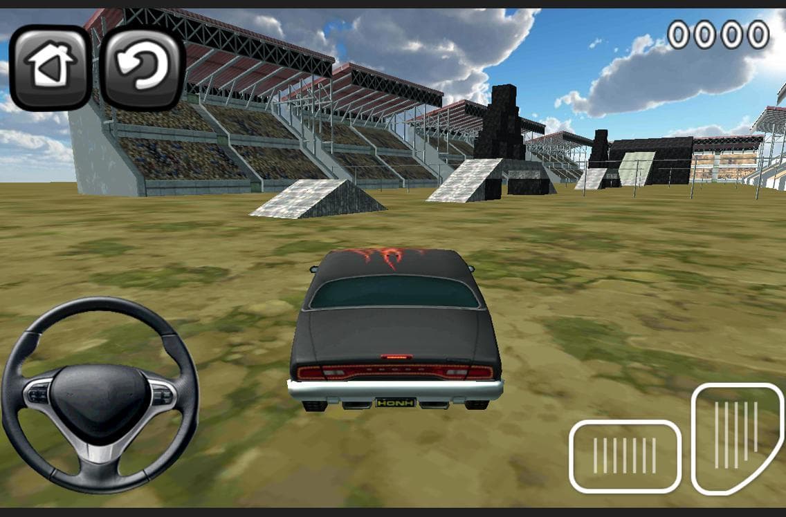 Retro Stunt Car Parking 3D screenshot 3