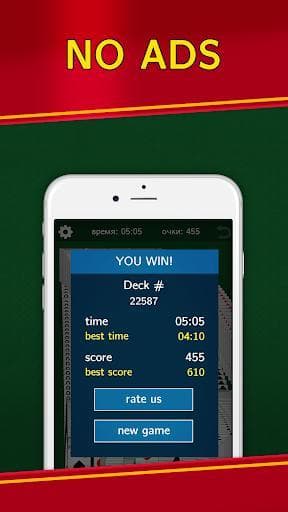 Classic Solitaire Klondike - No Ads! Totally Free! screenshot 4