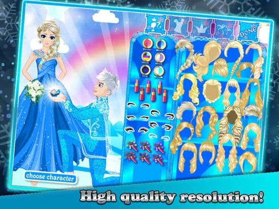 Princess Salon-Wedding dressup2 screenshot 3