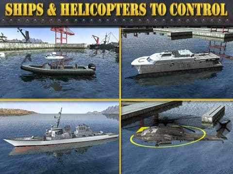 Navy Boat Parking Simulator Game - Real Army Sailing Driving Test Run Park Sim Games screenshot 3