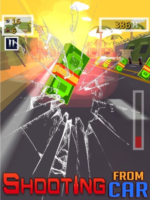 Shooting From Car - Free Car Racing & Shooting screenshot 4