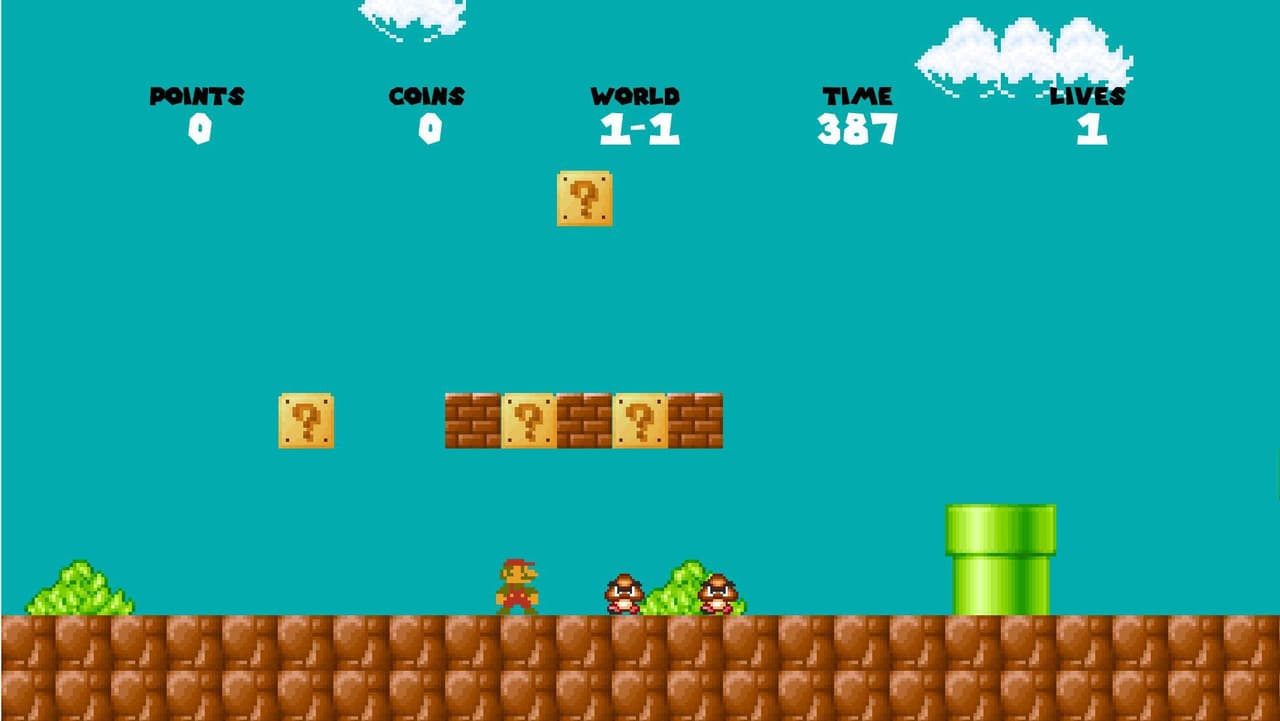 PEC2 - Fake Super Mario Bros Level 1-1