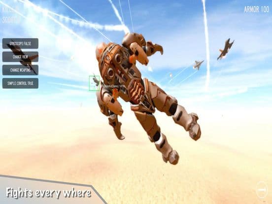 Air Robots War 3D screenshot 2