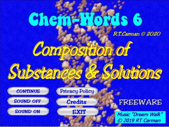 Chem-Words 6: Substances and Solutions screenshot 2