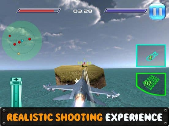 F16 Wings Sky War screenshot 3