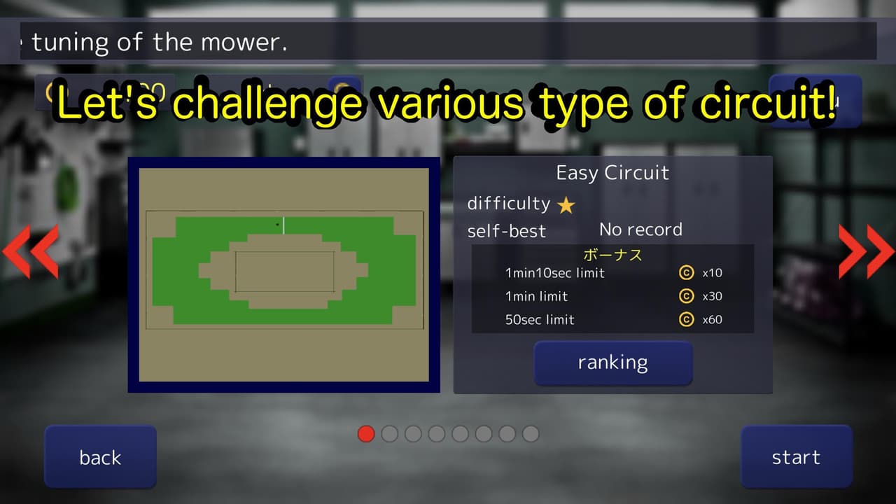 mower race battle screenshot 2