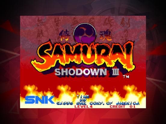 SAMURAI SHODOWN III ACA NEOGEO screenshot 2