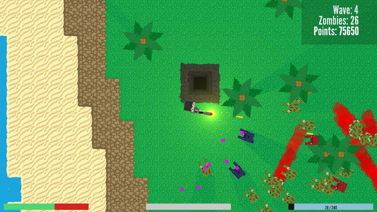 Survive: A Top-down Zombie Defense Game