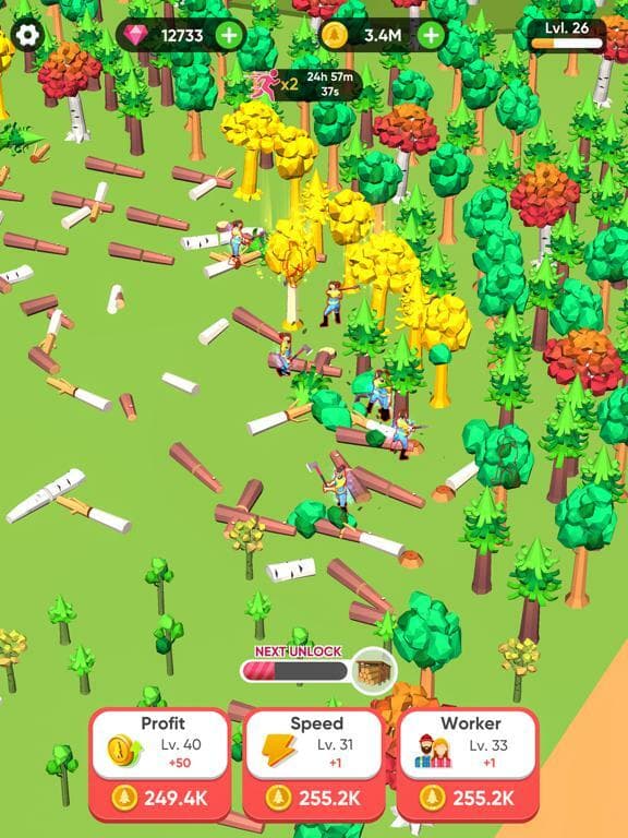 Idle Lumber Mill screenshot 2