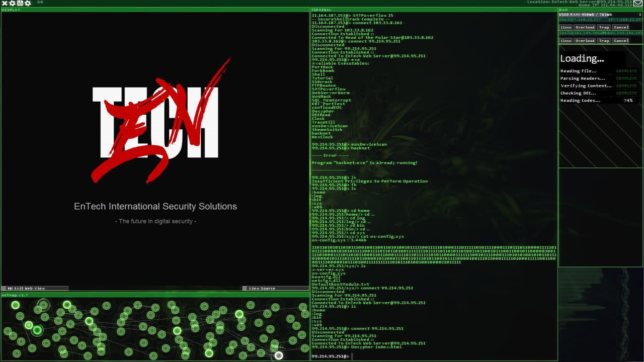 Hacknet (itch) screenshot 4