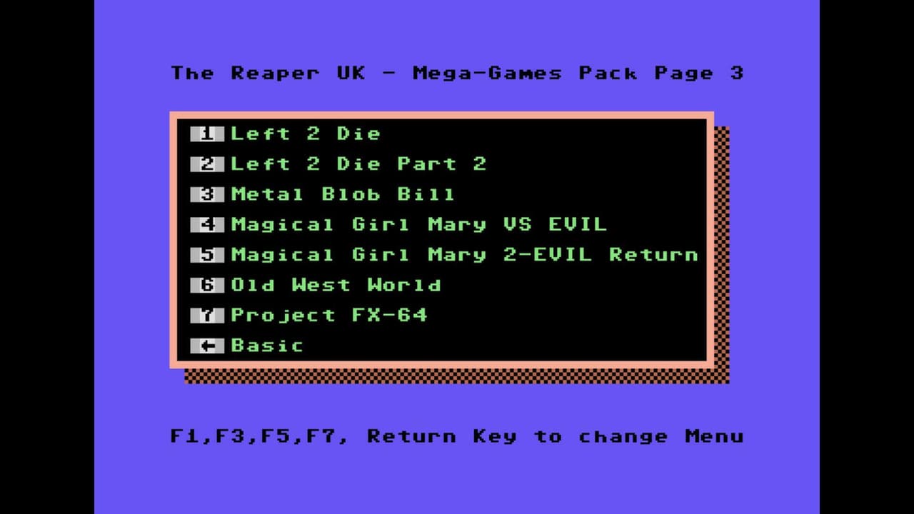Reapers Mega Cartridge Image C64 - 25 Games screenshot 4