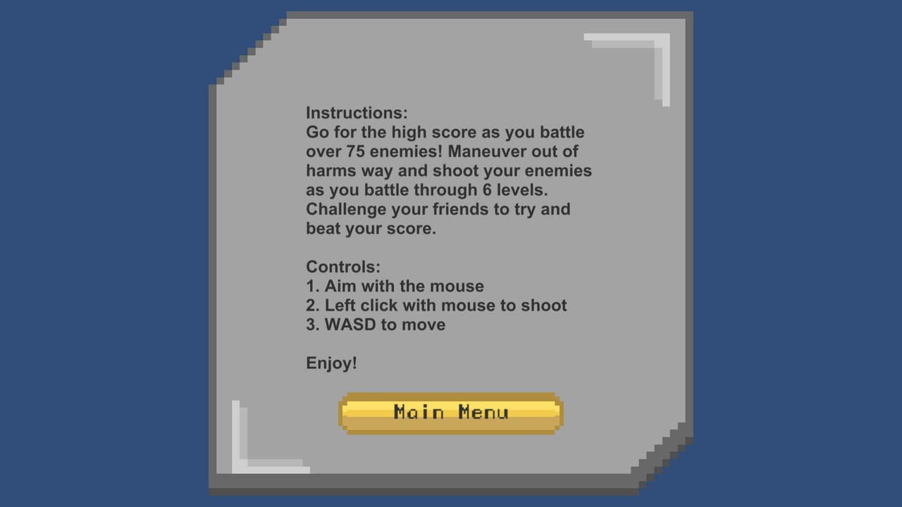 2D Shooter - Finished