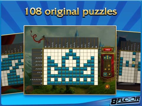Fill and Cross. Royal Riddles HD Free screenshot 4